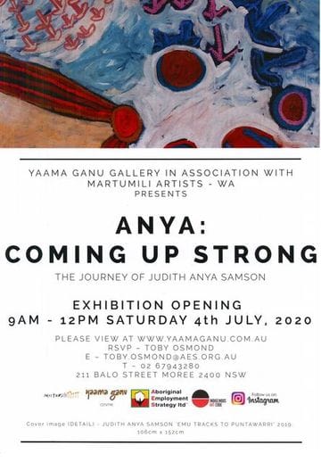 Yaamu Ganu: Exhibition Opening Day - Anya: Coming up Strong